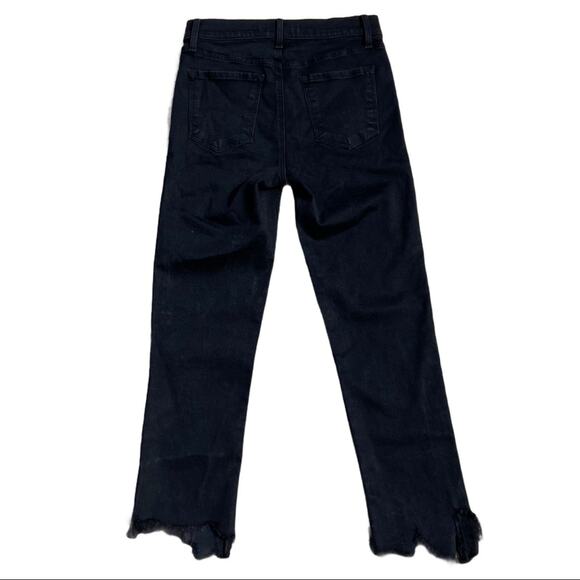 J Brand Ruby High-Rise Crop Valiant Cigarette Jean Women's Size 26 - Picture 6 of 12